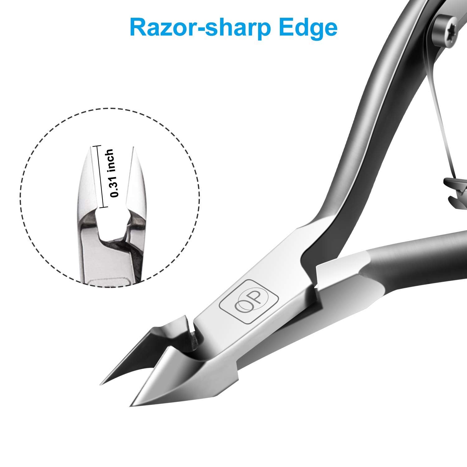 opove X7 blade close-up highlighting ultra-thin hand-filed edge