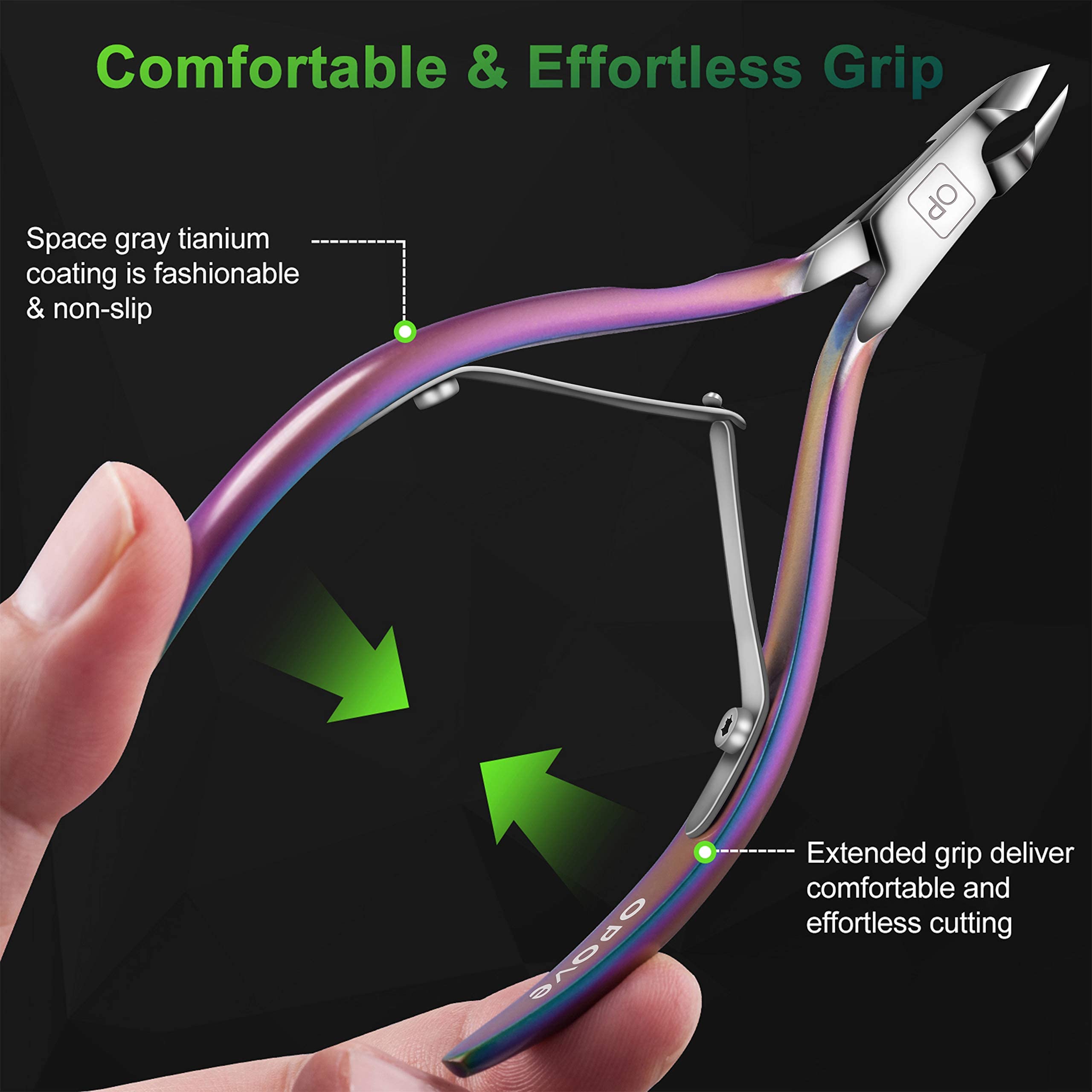 opove X7 blade edge detail showing hand-filed ultra-thin sharpness for accuracy