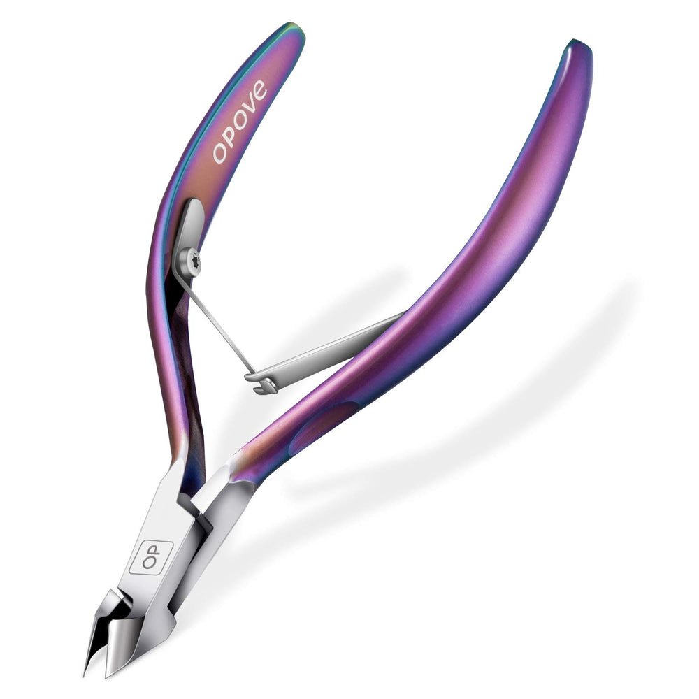 opove X7 front view rainbow finish shows professional nipper and precise profile