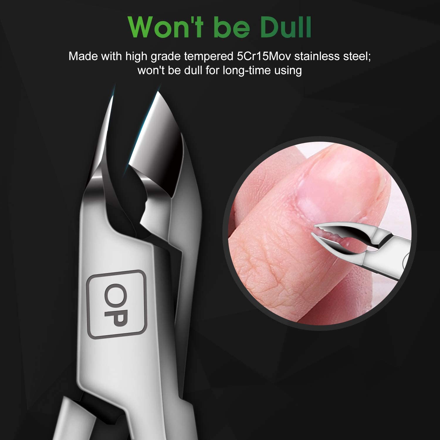 opove X7 in use trimming cuticles for clean, controlled salon-quality results