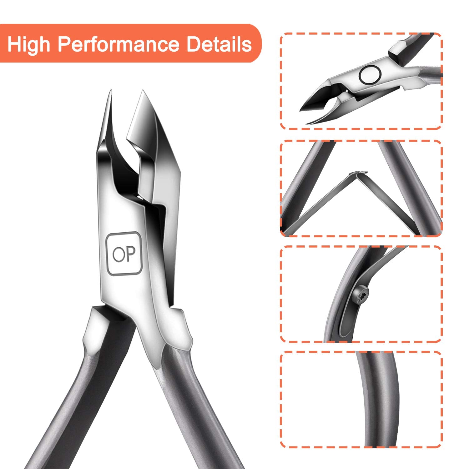 opove X7 mini close blade detail highlighting sharp surgical steel cutting edge