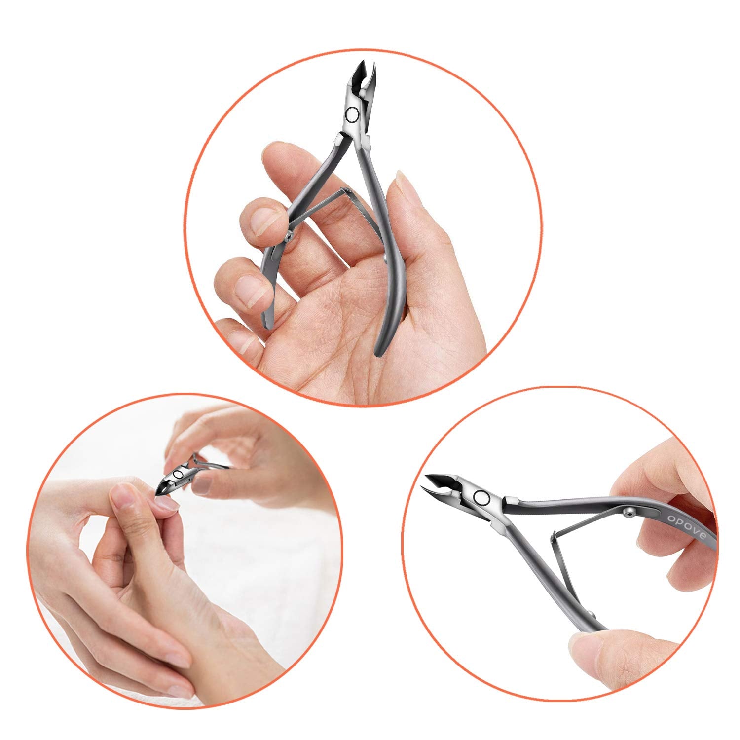 opove X7 mini in use by manicurist showing accurate trimming control benefit