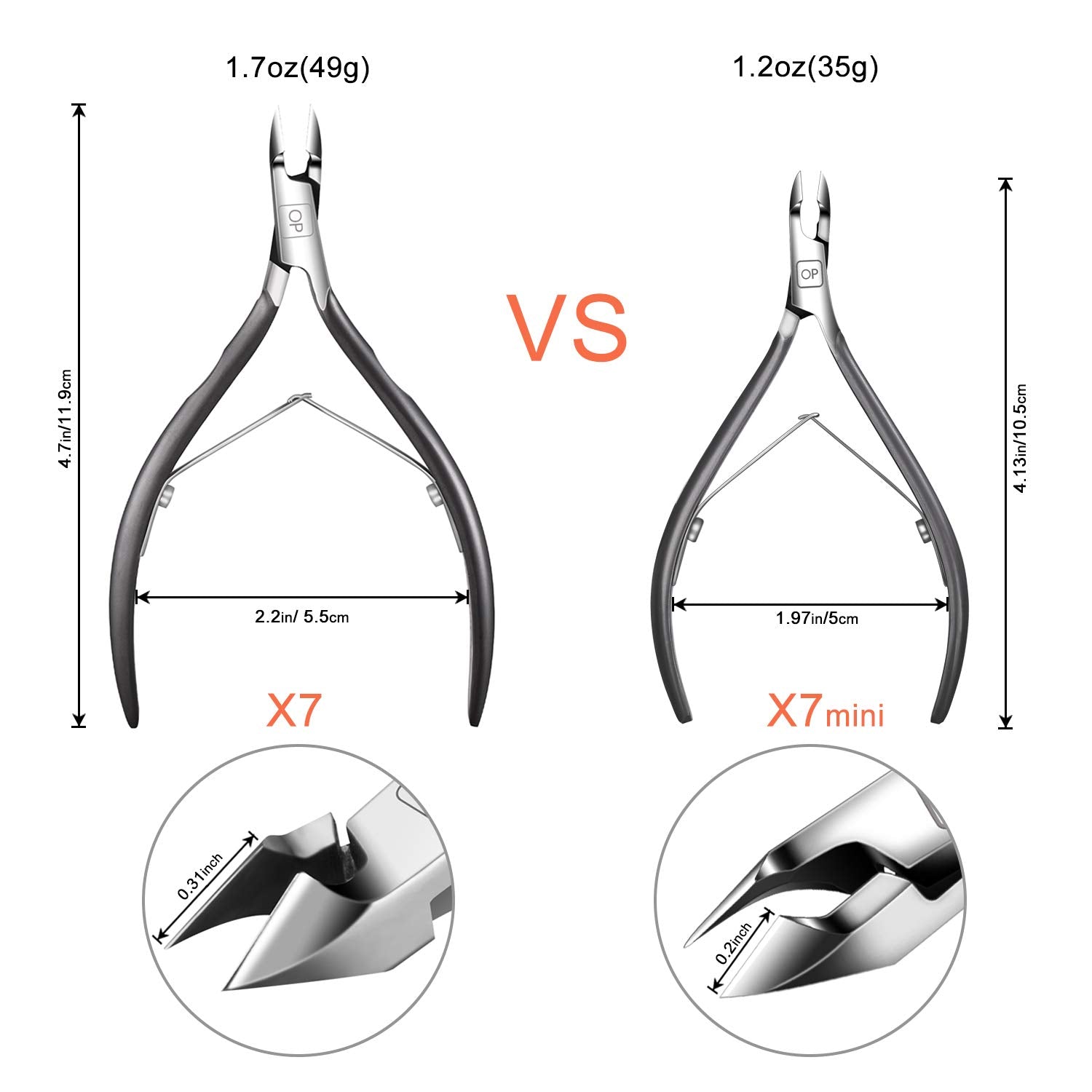 opove X7 mini scale comparison with hand showing portable size advantage