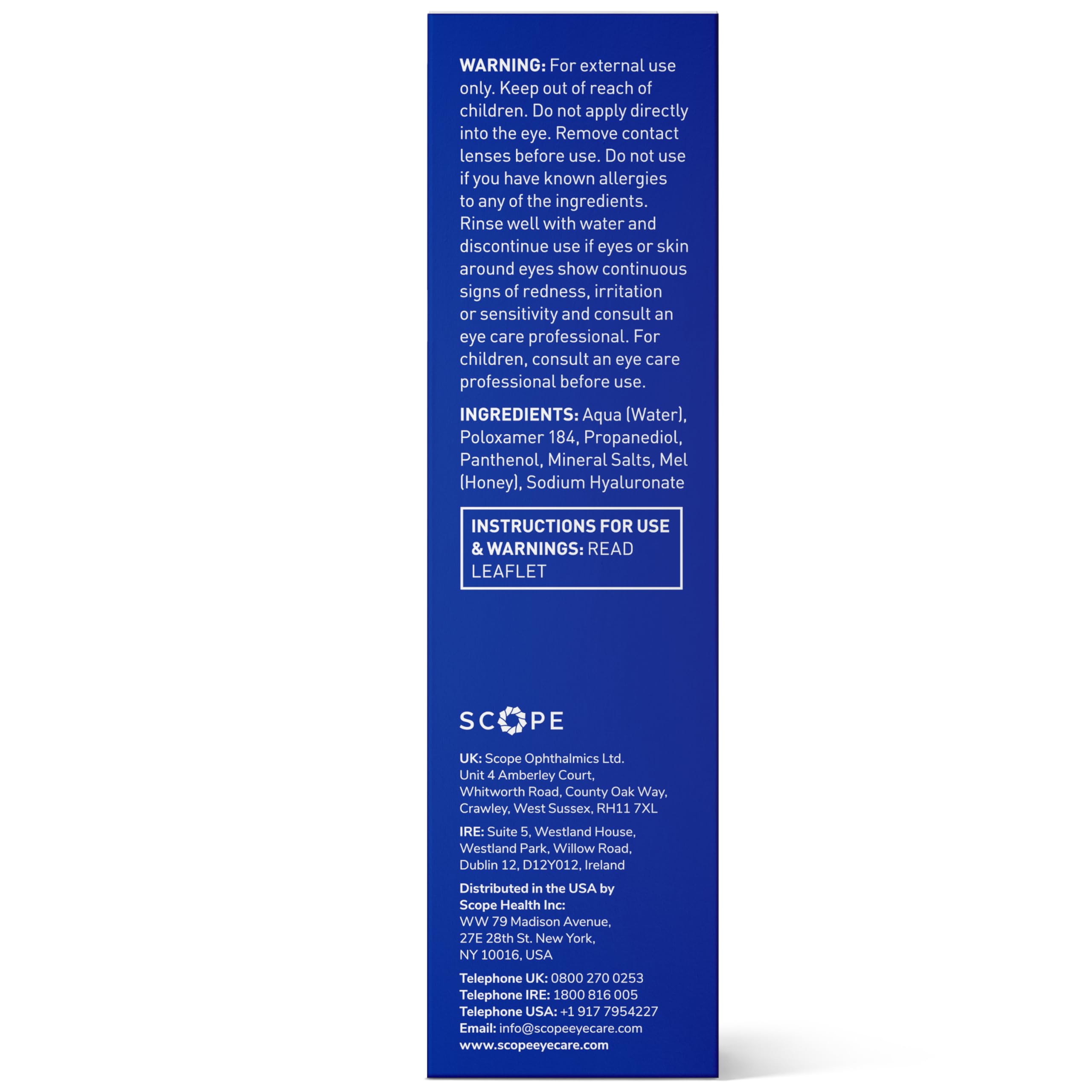 Optase Life clinical approval badge graphic, indicating eye doctor tested status