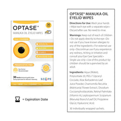 Optase single sealed sachet demonstrating sterile single-use convenience