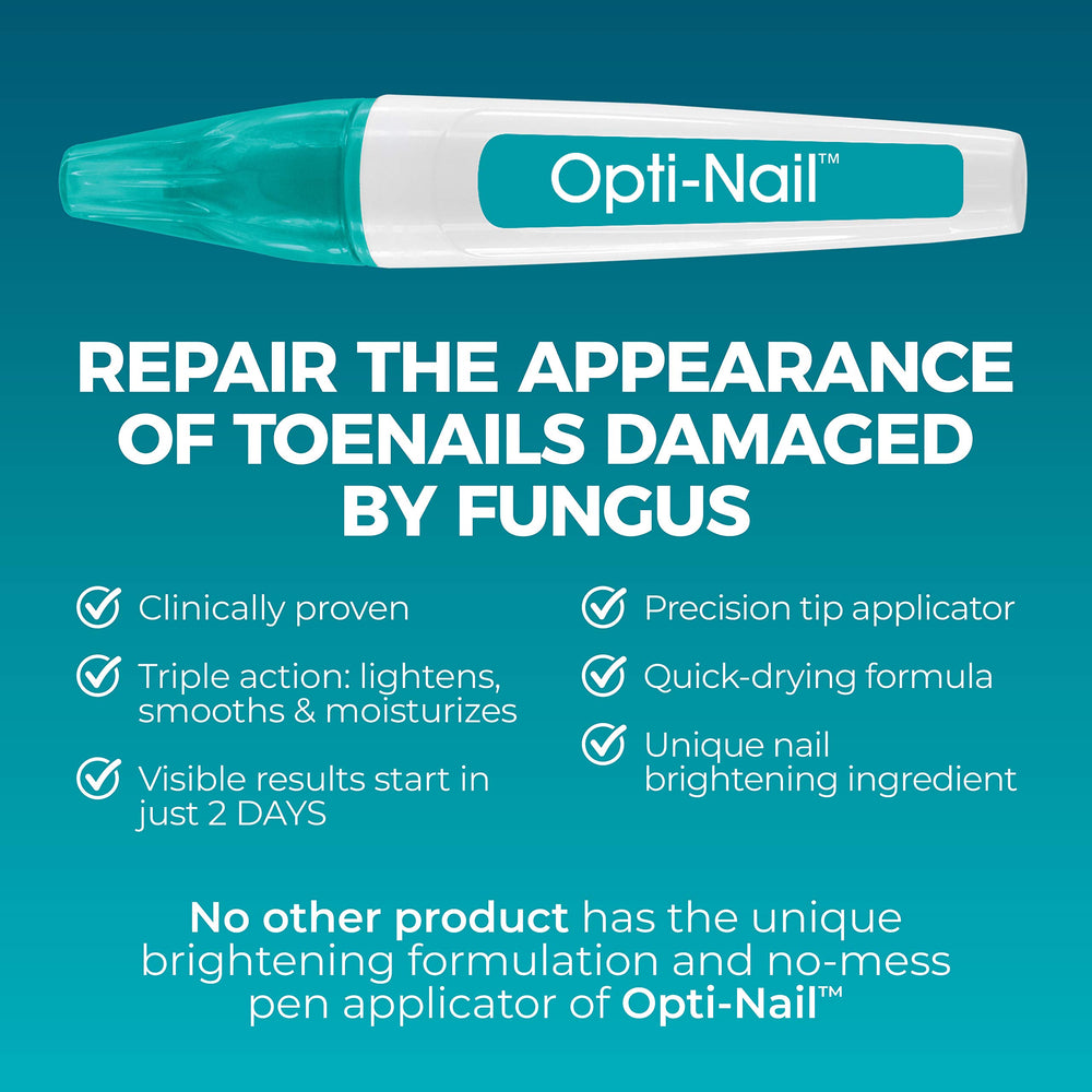 Opti-Nail being applied to a fingernail for quick brightening