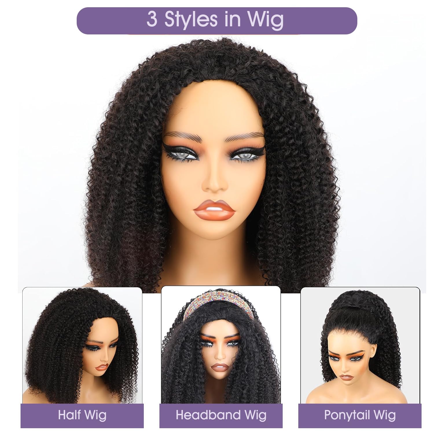 OQ styled high ponytail showcasing versatile queen-ready styling options