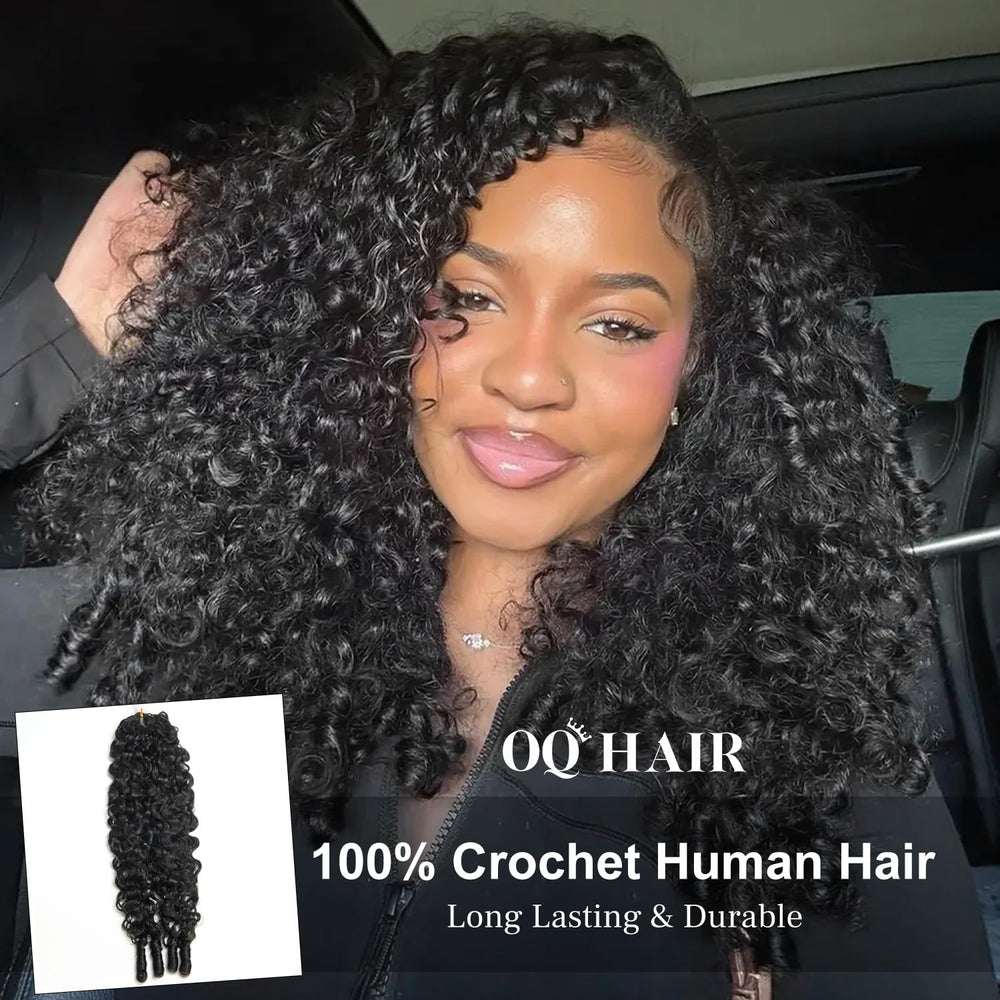 OQ close-up of Burmese curly texture highlighting soft natural bounce
