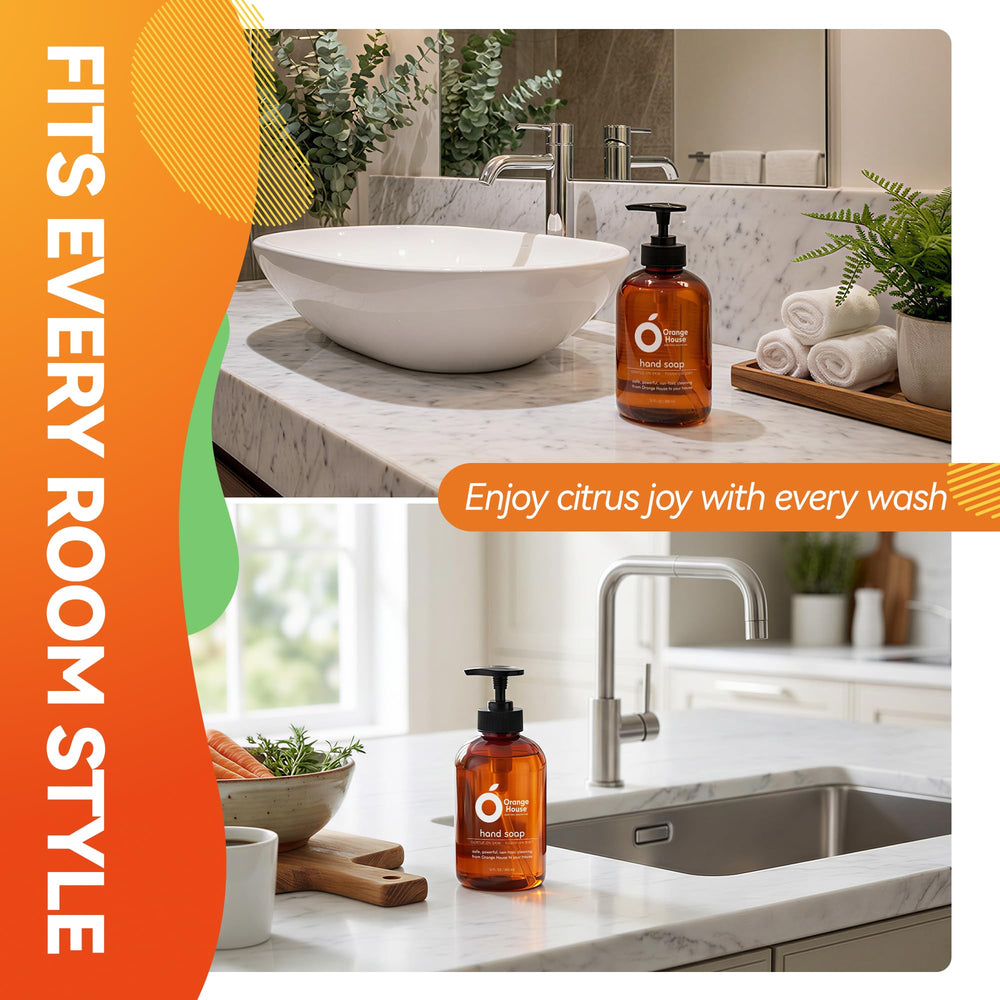 ORANGE HOUSE upcycled orange peels highlighting sustainable cold-pressed oil