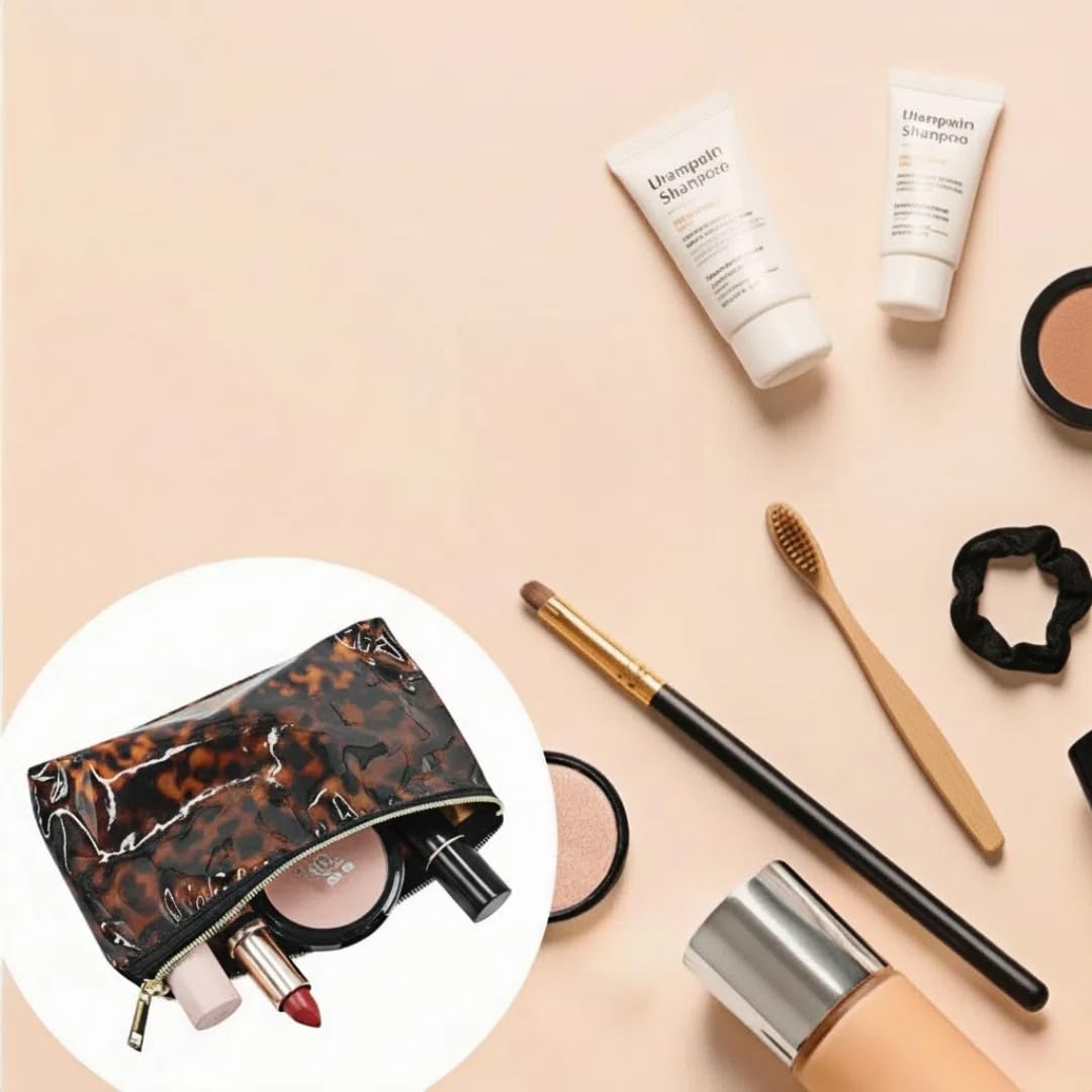 ORBENTO cosmetic pouch inside a handbag showing stylish organization on the go