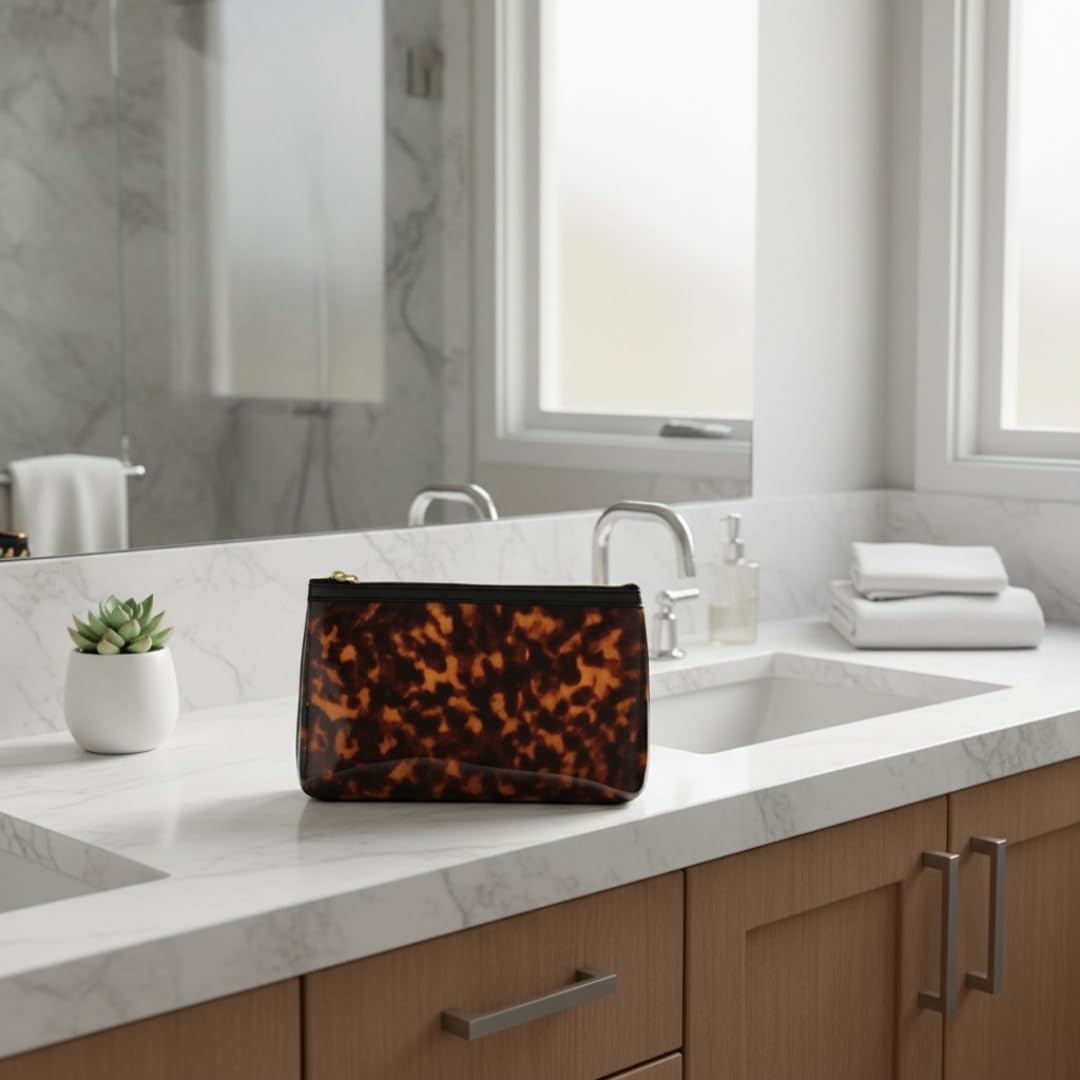 ORBENTO pouch held in hand showing scale and portability for travel convenience