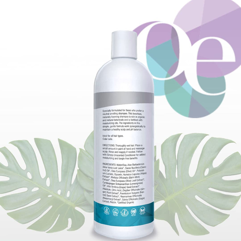 Organic Excellence close-up of pump and label showing ingredient clarity and easy dispensing benefit