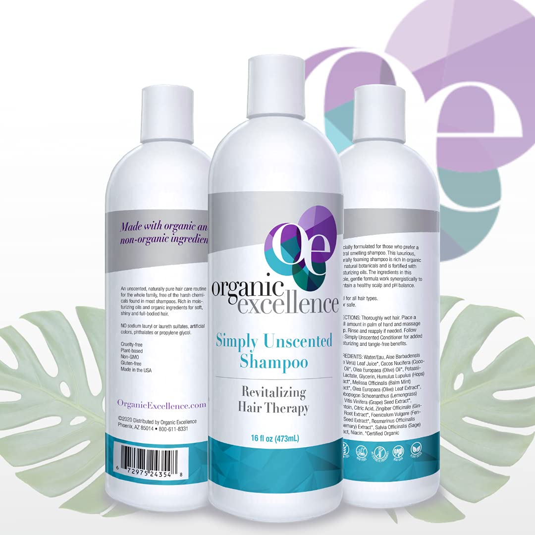 Organic Excellence foam texture on hand demonstrating gentle lather and effective cleansing benefit