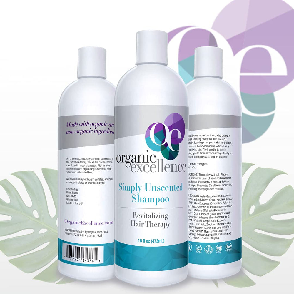Organic Excellence foam texture on hand demonstrating gentle lather and effective cleansing benefit
