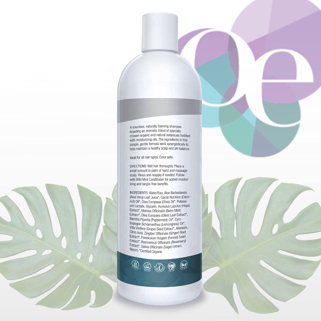 Organic Excellence pump close-up showing easy dispensing and benefit of controlled application