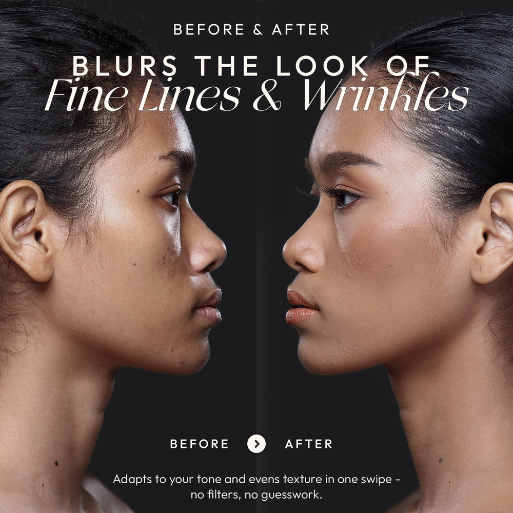ORGVIVA applied on mature skin demonstrating smoothing and hydrating benefit