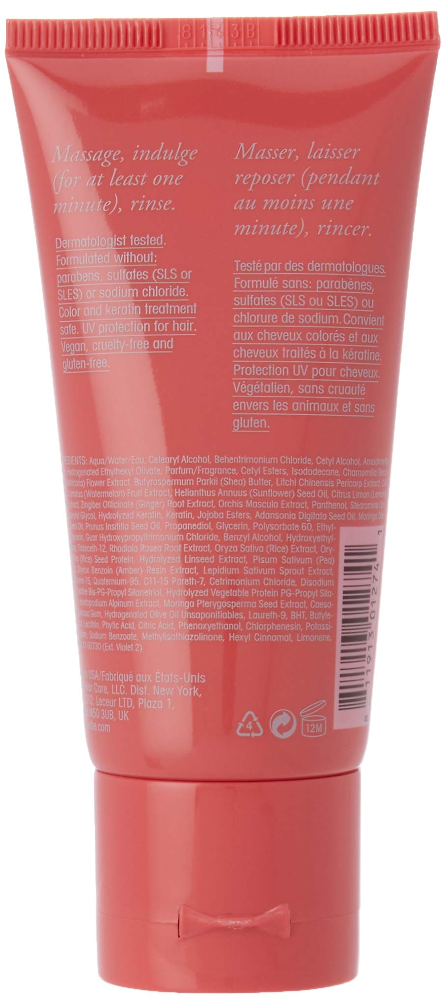 Oribe Bright Blonde Conditioner creamy-violet texture close-up showing rich moisturizing formula benefit
