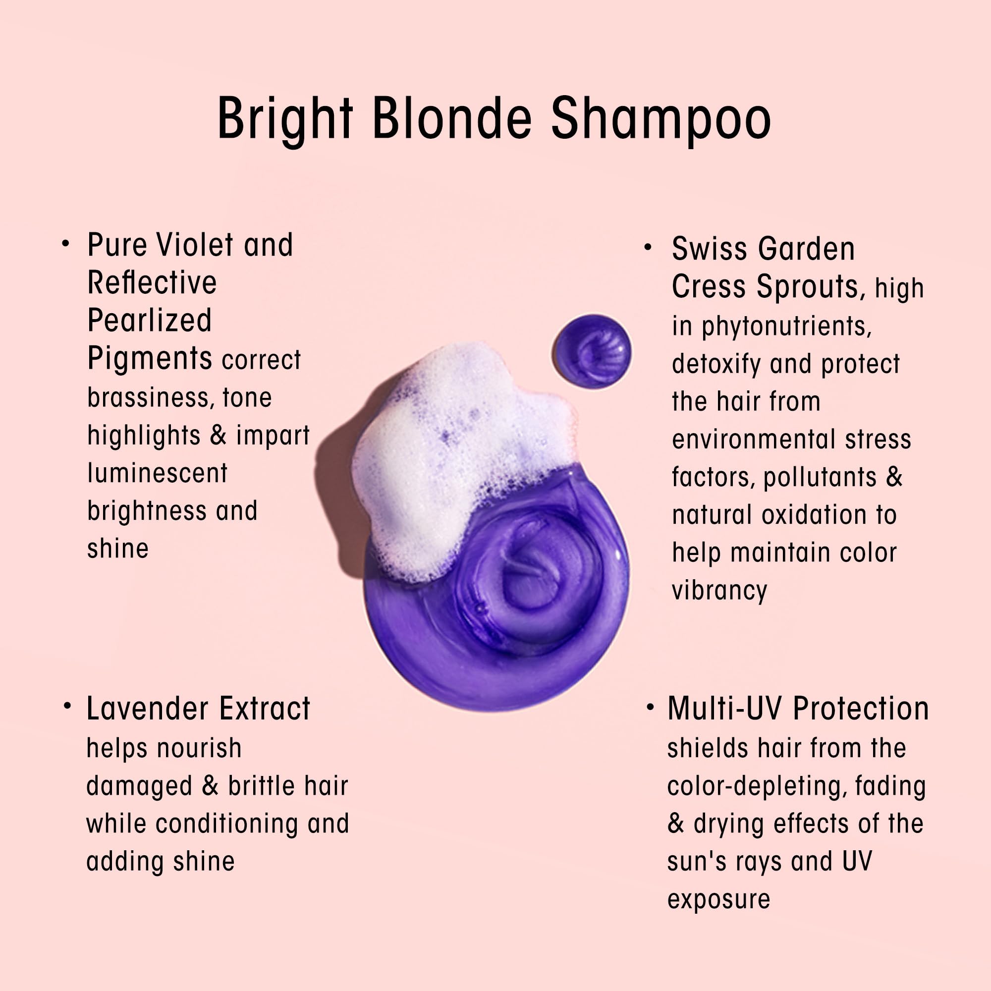 Oribe shampoo close label view highlighting product name and usage directions