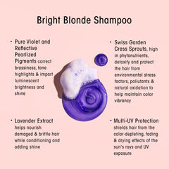 Oribe shampoo close label view highlighting product name and usage directions