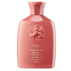 Oribe travel shampoo front packaging showing compact size and premium finish