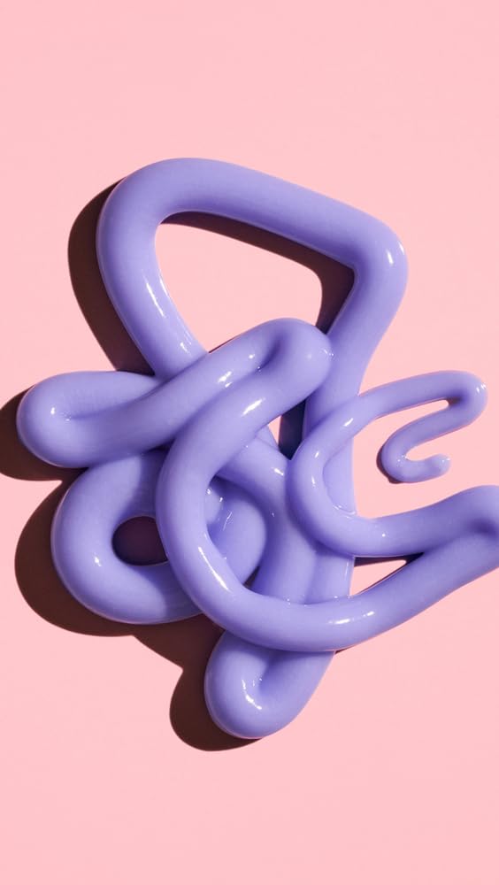 Oribe Bright Blonde conditioner creamy violet texture close-up showing pigment and smoothing benefit for brassiness