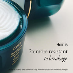 ORIBE masque in hand demonstrating spreadability and easy application