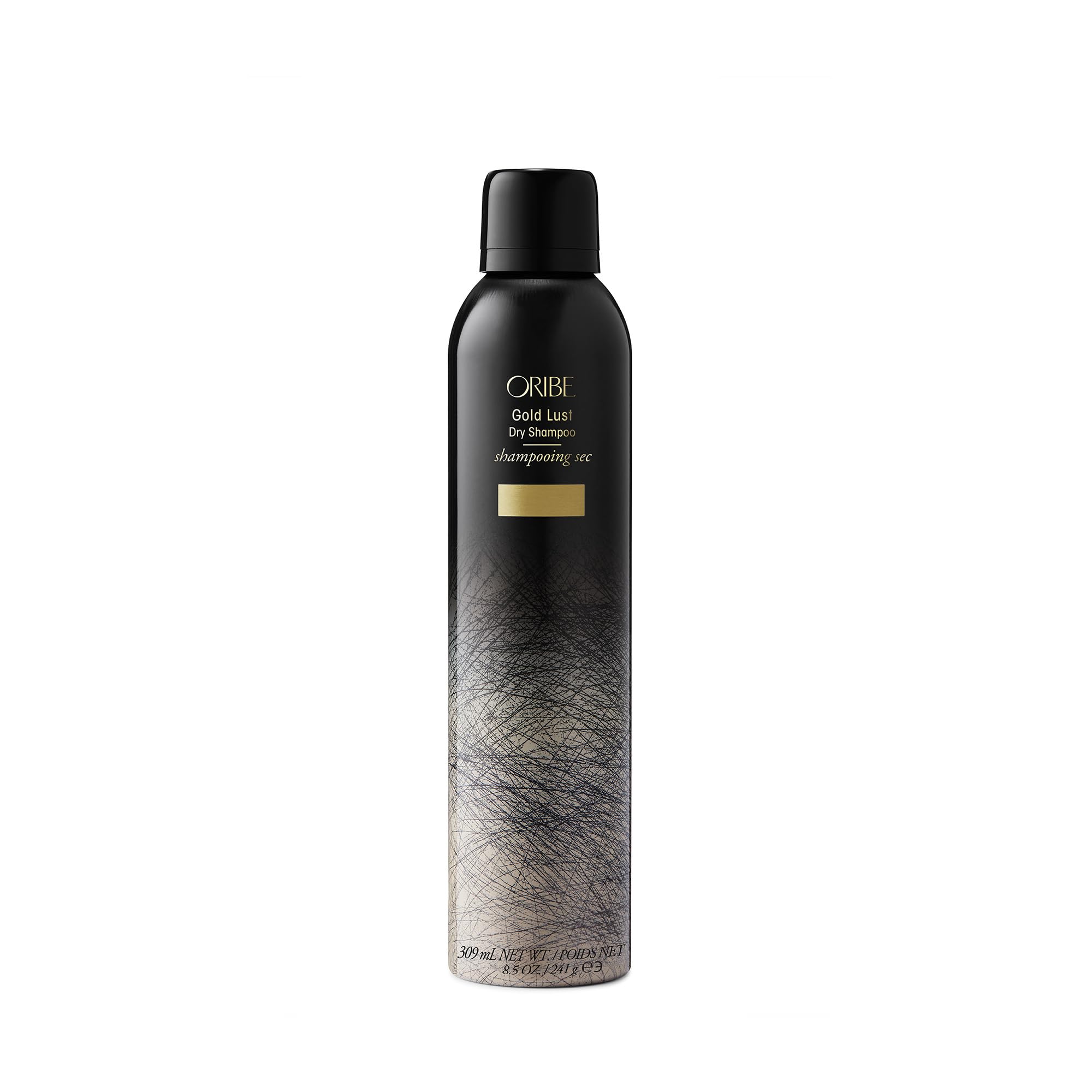 Oribe Gold Lust Dry Shampoo front packaging showing brand and benefit