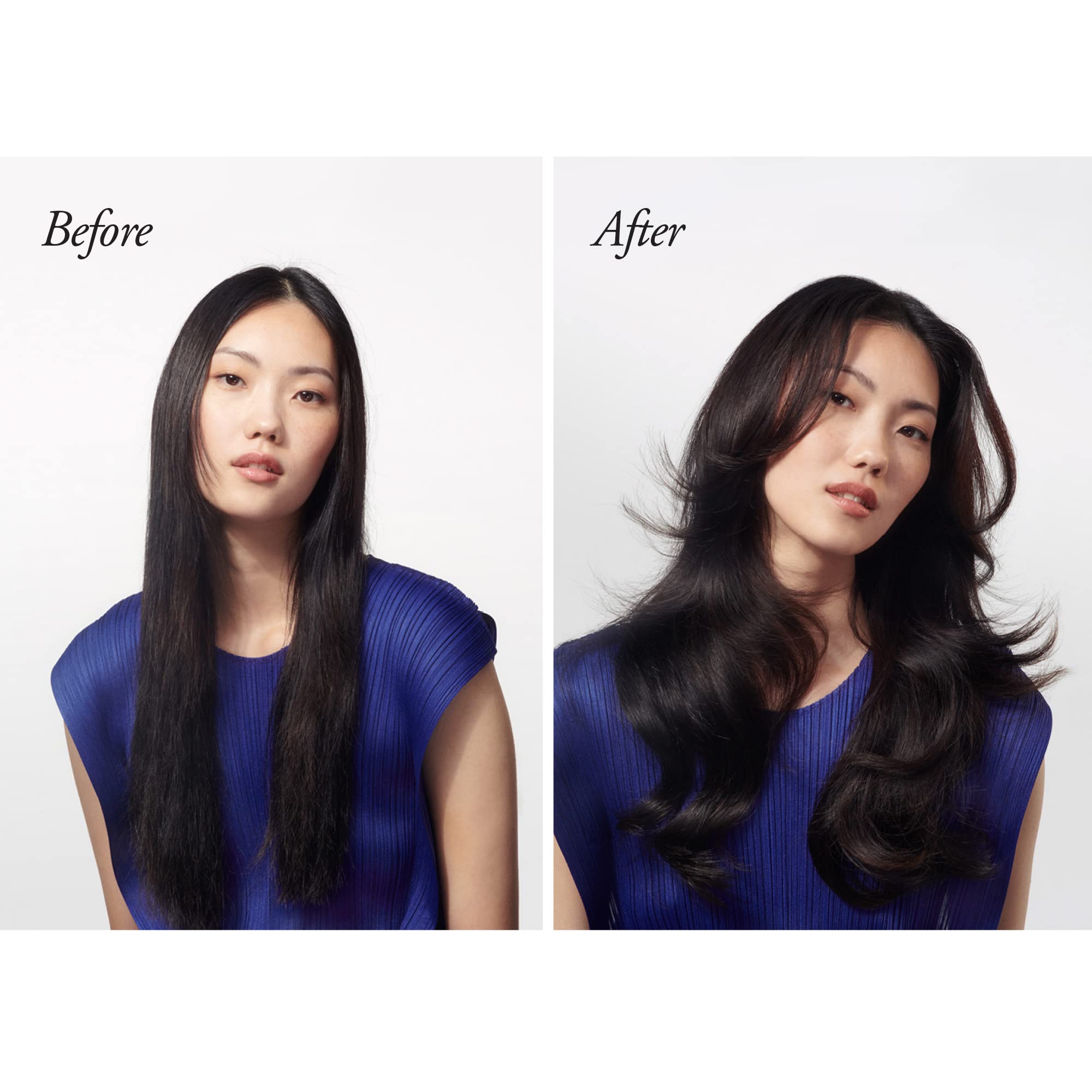 Oribe Grandiose in use while blow-drying to boost root lift