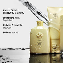 ORIBE texture close-up showing creamy lather that hydrates hair