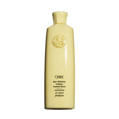 ORIBE front packaging showing the Hair Alchemy Treatment Serum for strength