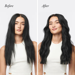 ORIBE pump dispensing shampoo foam for easy salon-style application benefit
