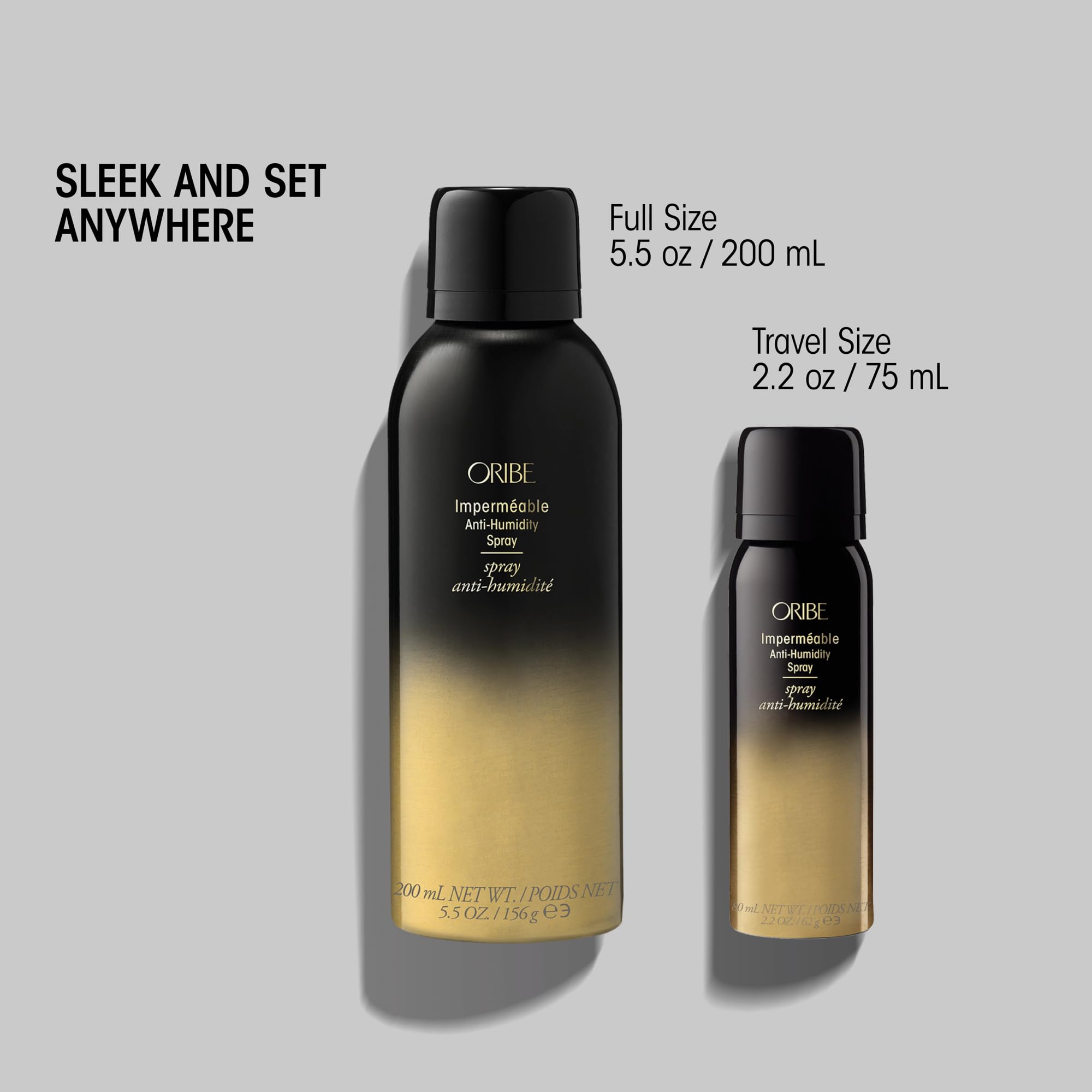 Sleek blowout finished with Oribe Impermeable for smooth shine and long-lasting hold