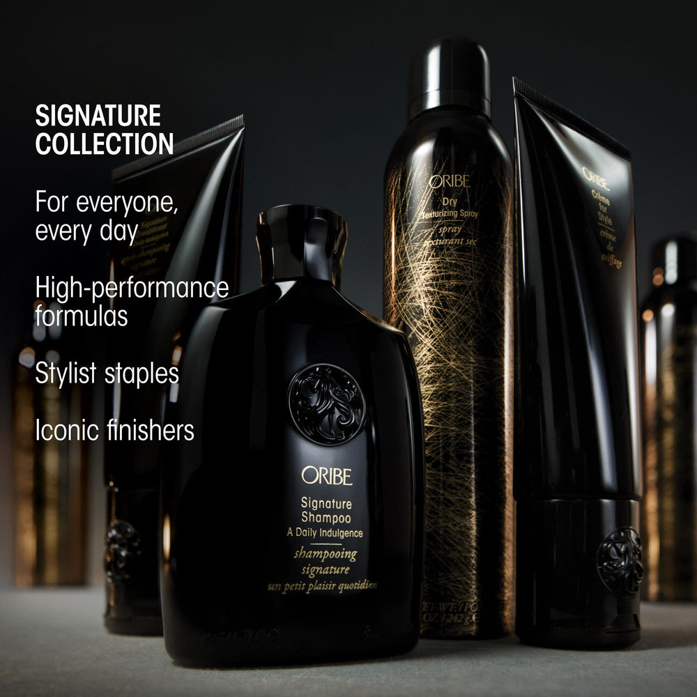 Ingredients panel of Oribe Impermeable displaying paraben-free, sulfate-free formulation benefits