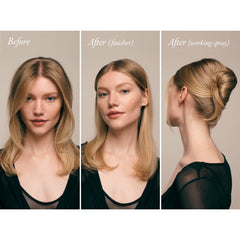 Oribe close-up of product texture demonstrating lightweight, non-sticky finish