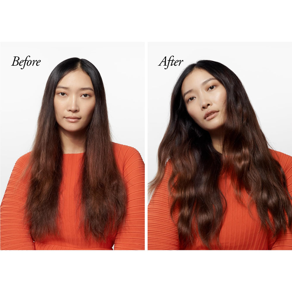 Oribe Maximista nozzle close-up highlights accurate spray for even application