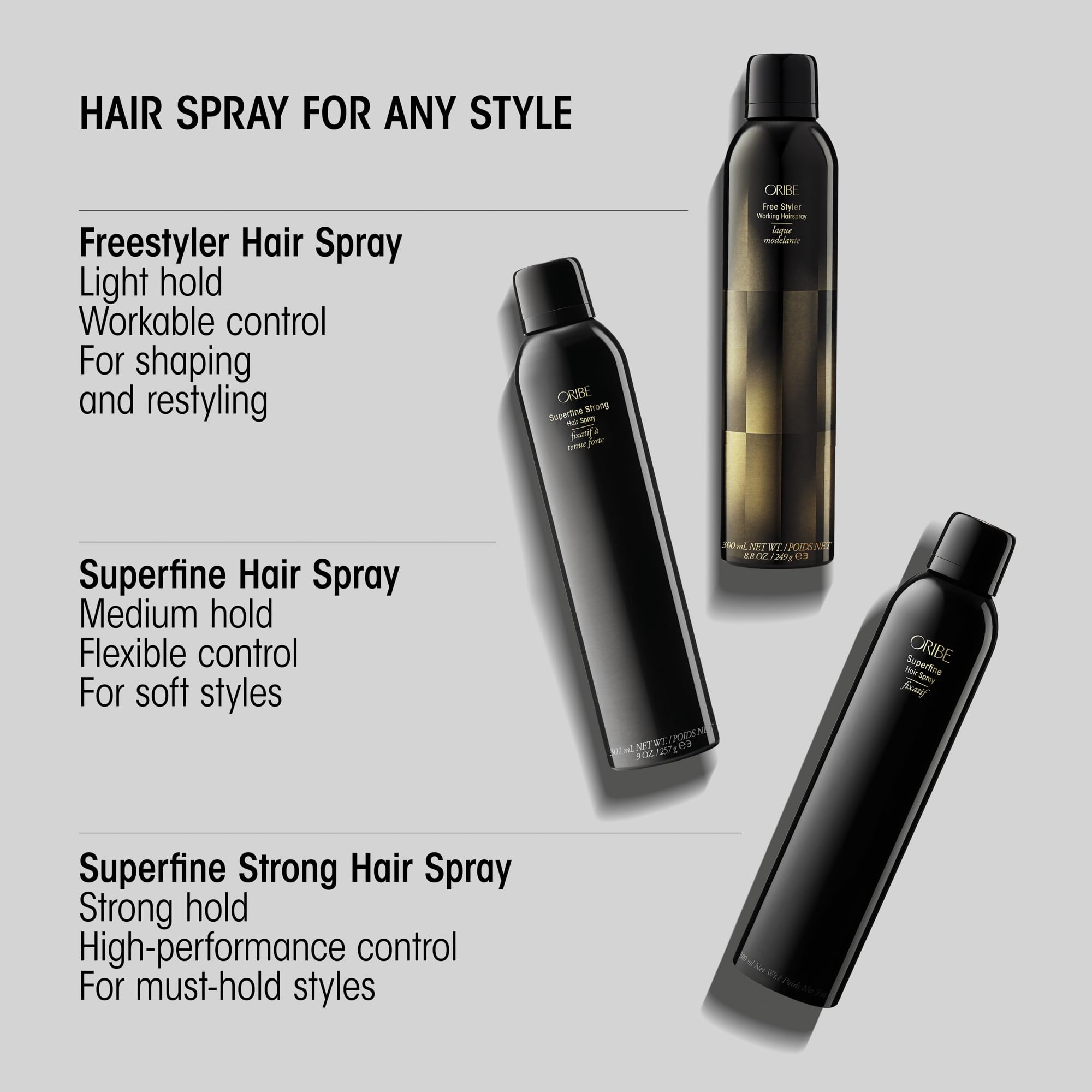 ORIBE holding defined curls showcasing shape retention and soft touch benefit