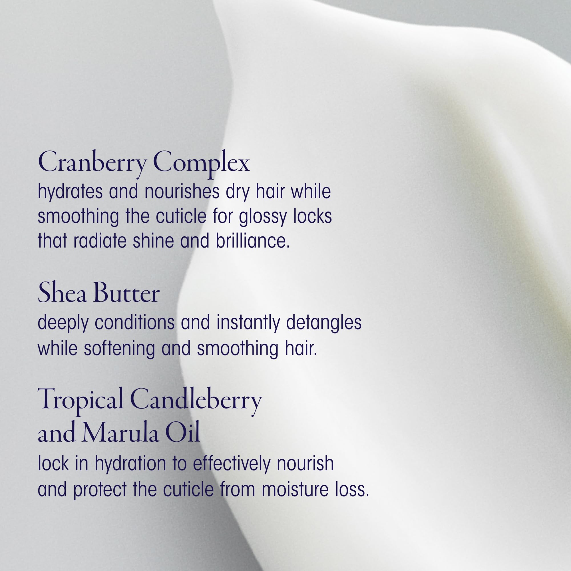 ORIBE before and after shine comparison highlighting glossy results