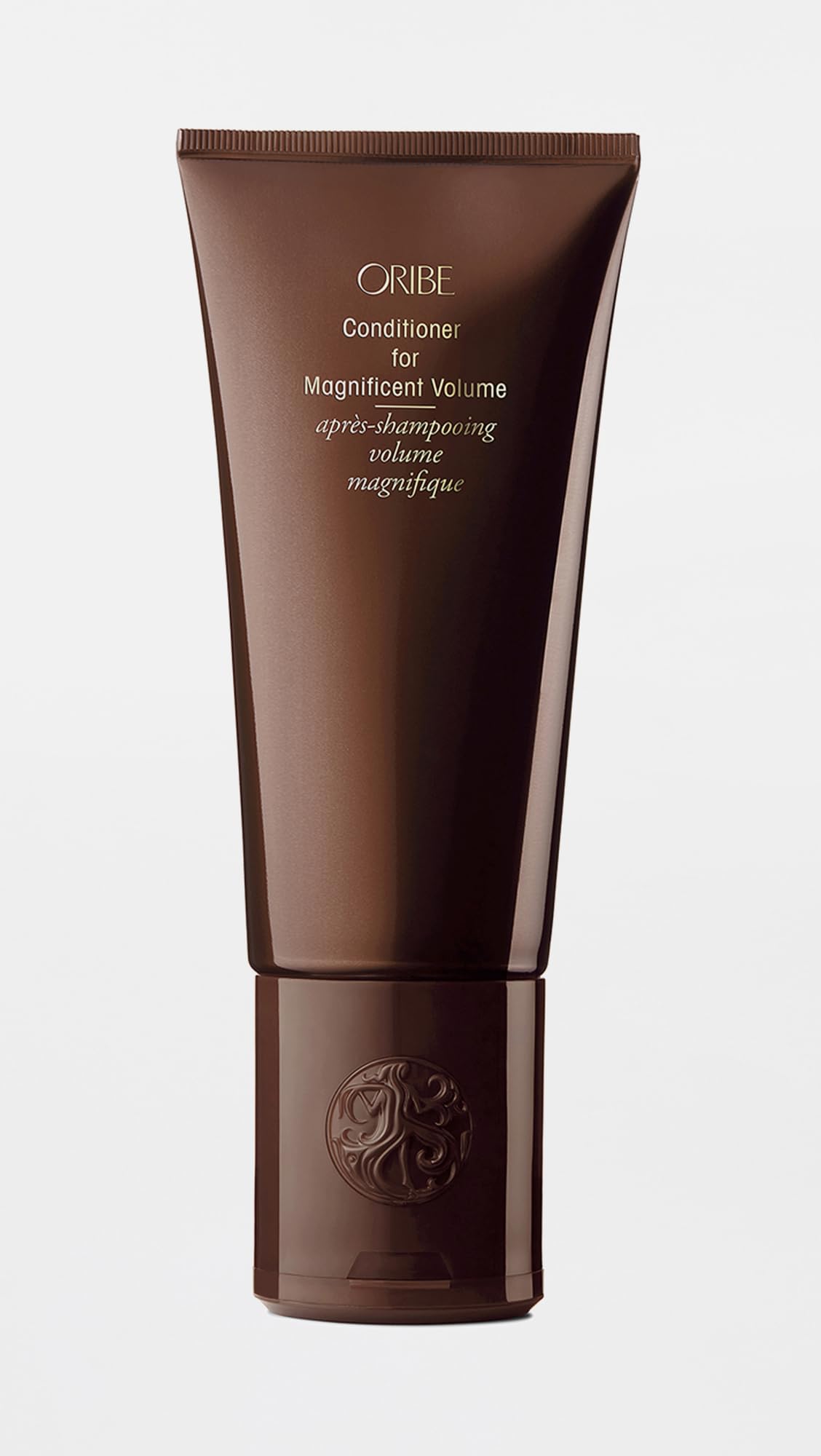 Oribe gel-cream texture close-up displaying lightweight formula for lift and soft conditioning