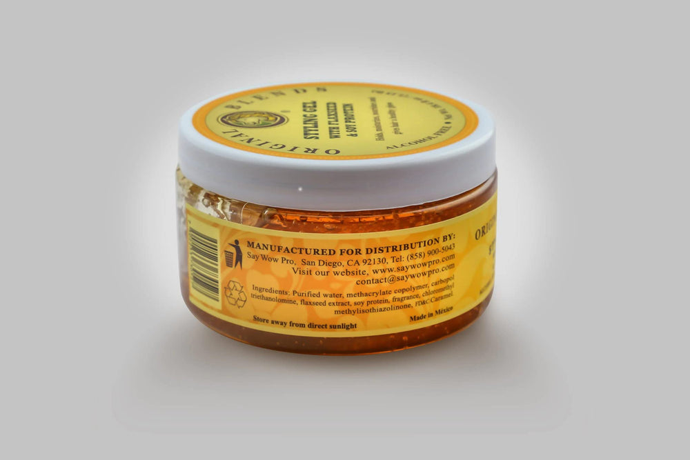 Original Blends label close-up showing ingredient transparency and quality