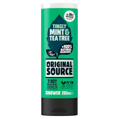 ORIGINAL SOURCE gel texture close-up highlighting smooth lather and refreshing feel
