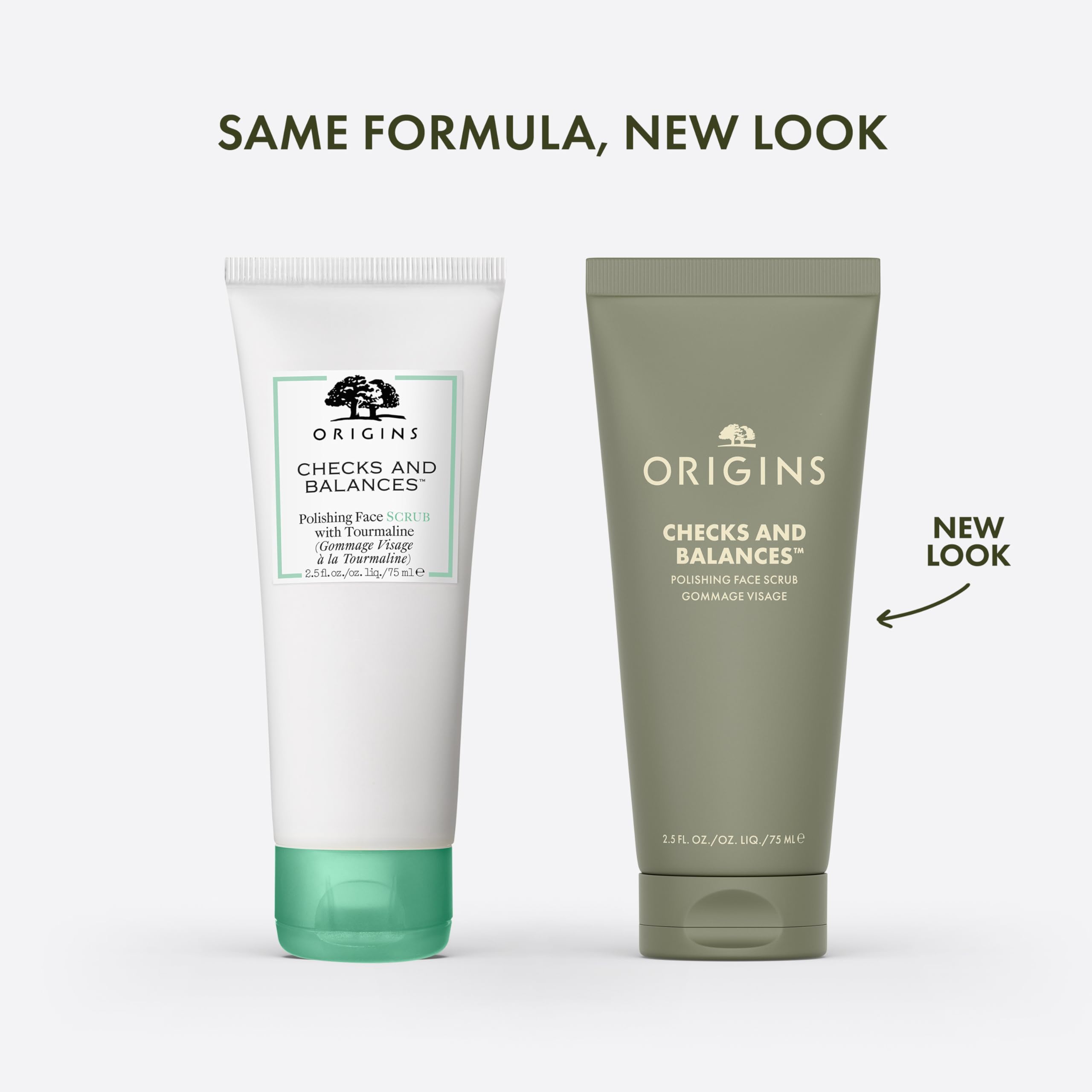 Origins bamboo-texture close-up showing gentle polish particles for smoother skin