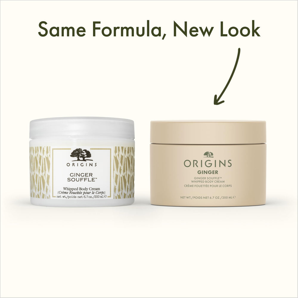 Origins whipped cream open jar texture highlighting easy spread and absorbency