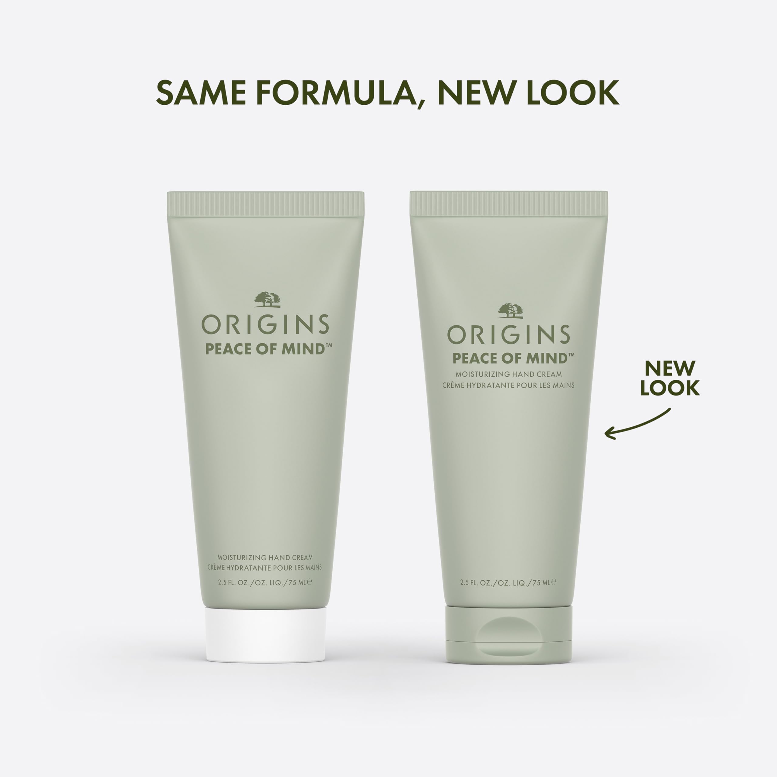 Close-up cream texture from Origins demonstrating lightweight, fast-absorbing hydration benefit