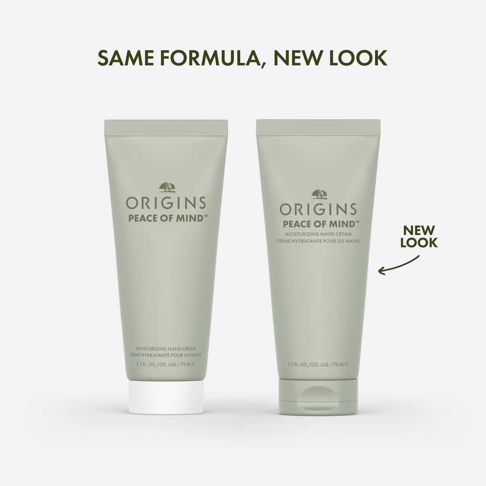 Close-up cream texture from Origins demonstrating lightweight, fast-absorbing hydration benefit