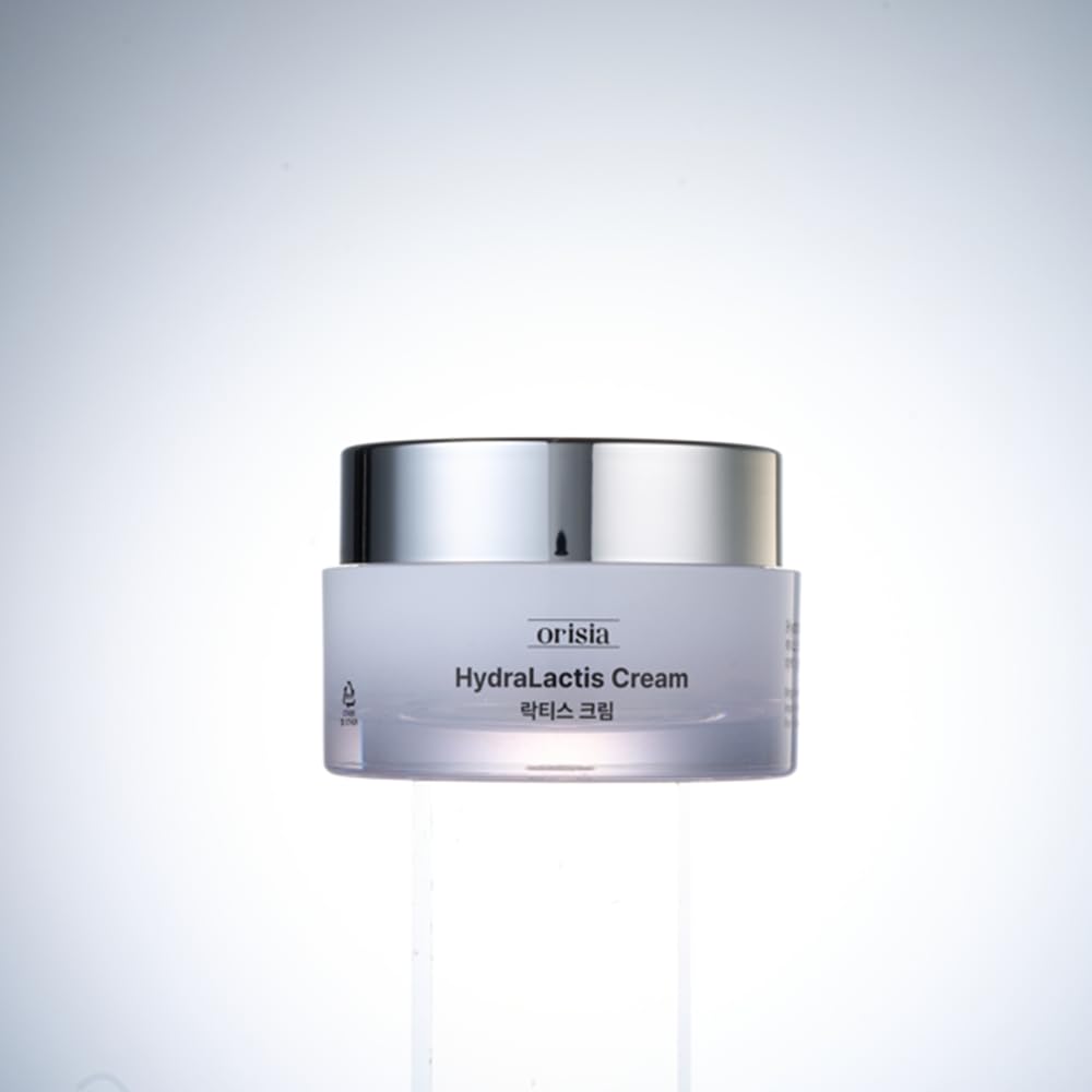 ORISIA HydraLactis front jar showing product and branding benefits
