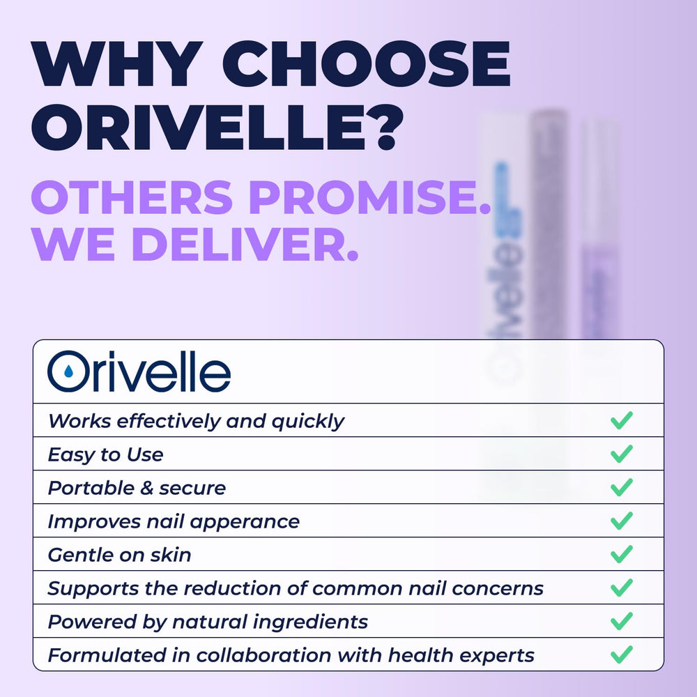 Orivelle label and ingredient list for transparent information