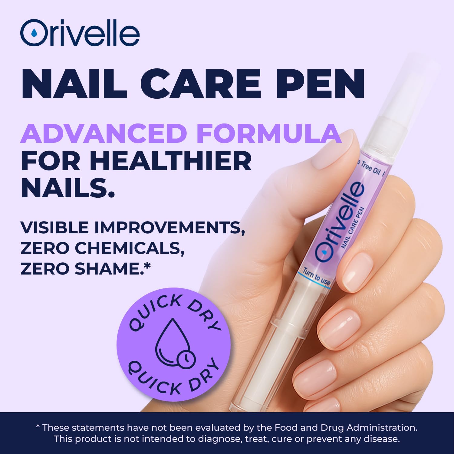 Orivelle pen tip close-up for precise application benefit