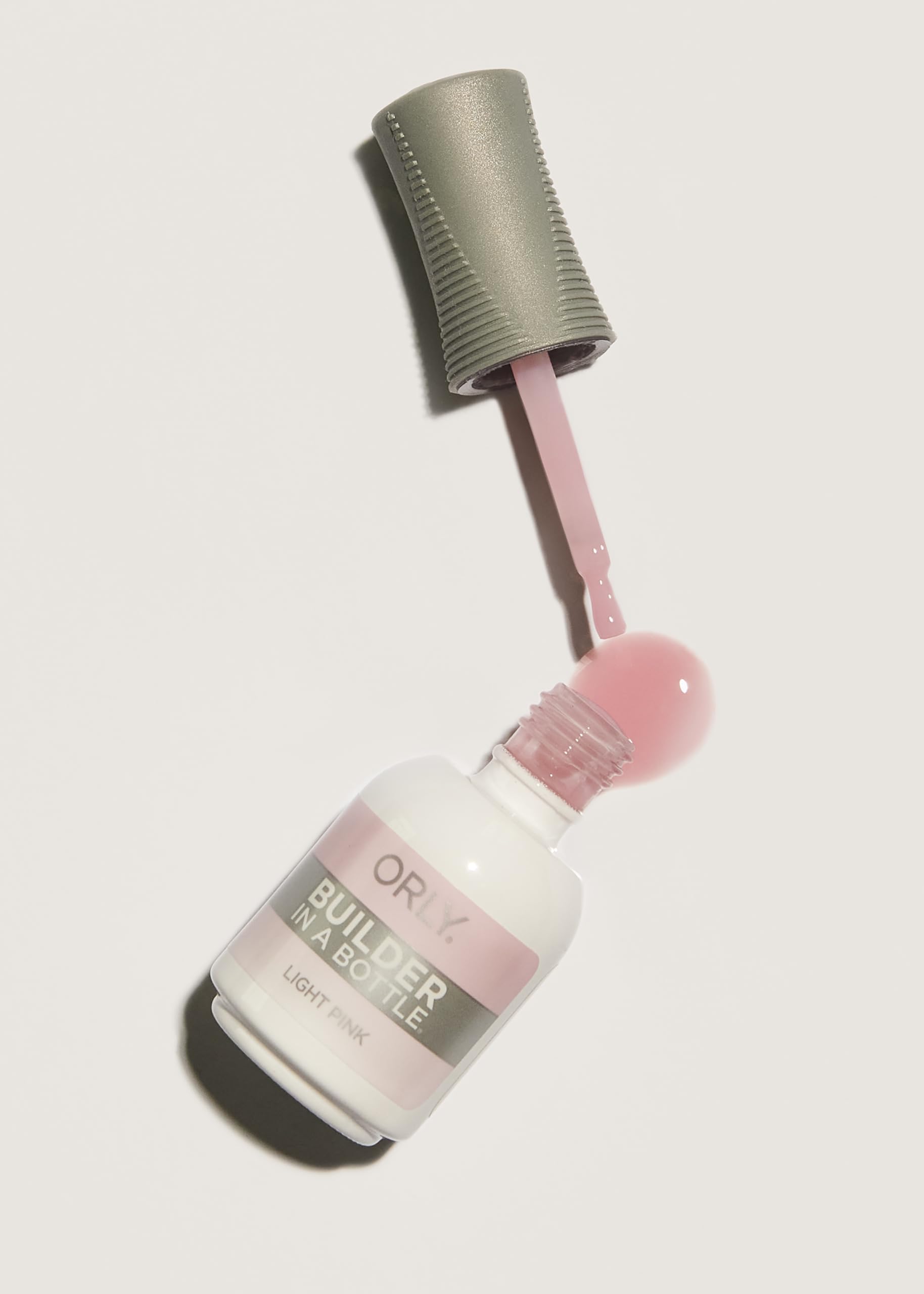Orly gel applied on form showing sculpted extension workflow advantage