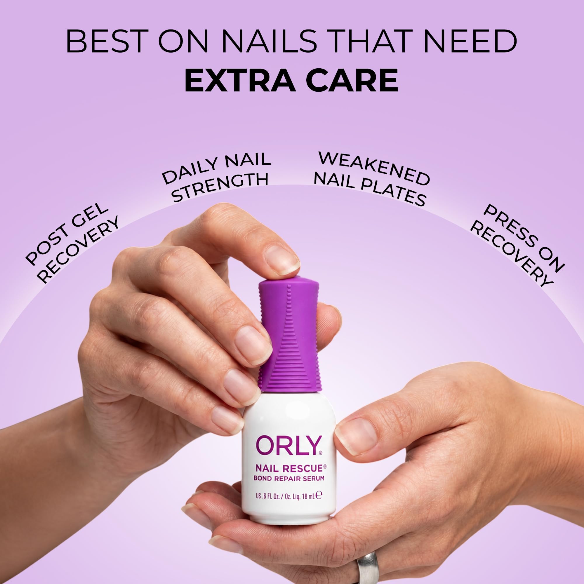 ORLY ingredients label close-up highlighting bio-active complex benefit