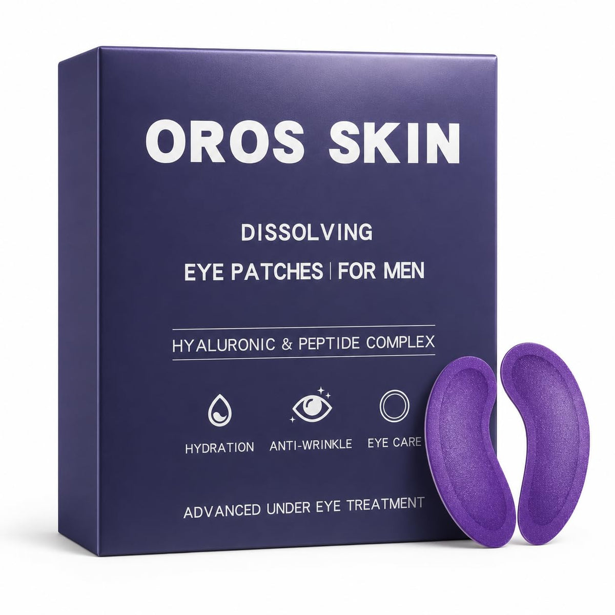 OROS SKIN front packaging showing eye patch box for quick targeted hydration